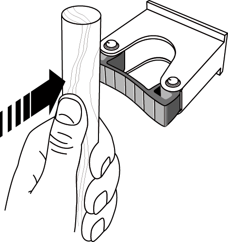 Toolflex Halterung 30-40 mm für Alu-Schiene einfarbig gelb