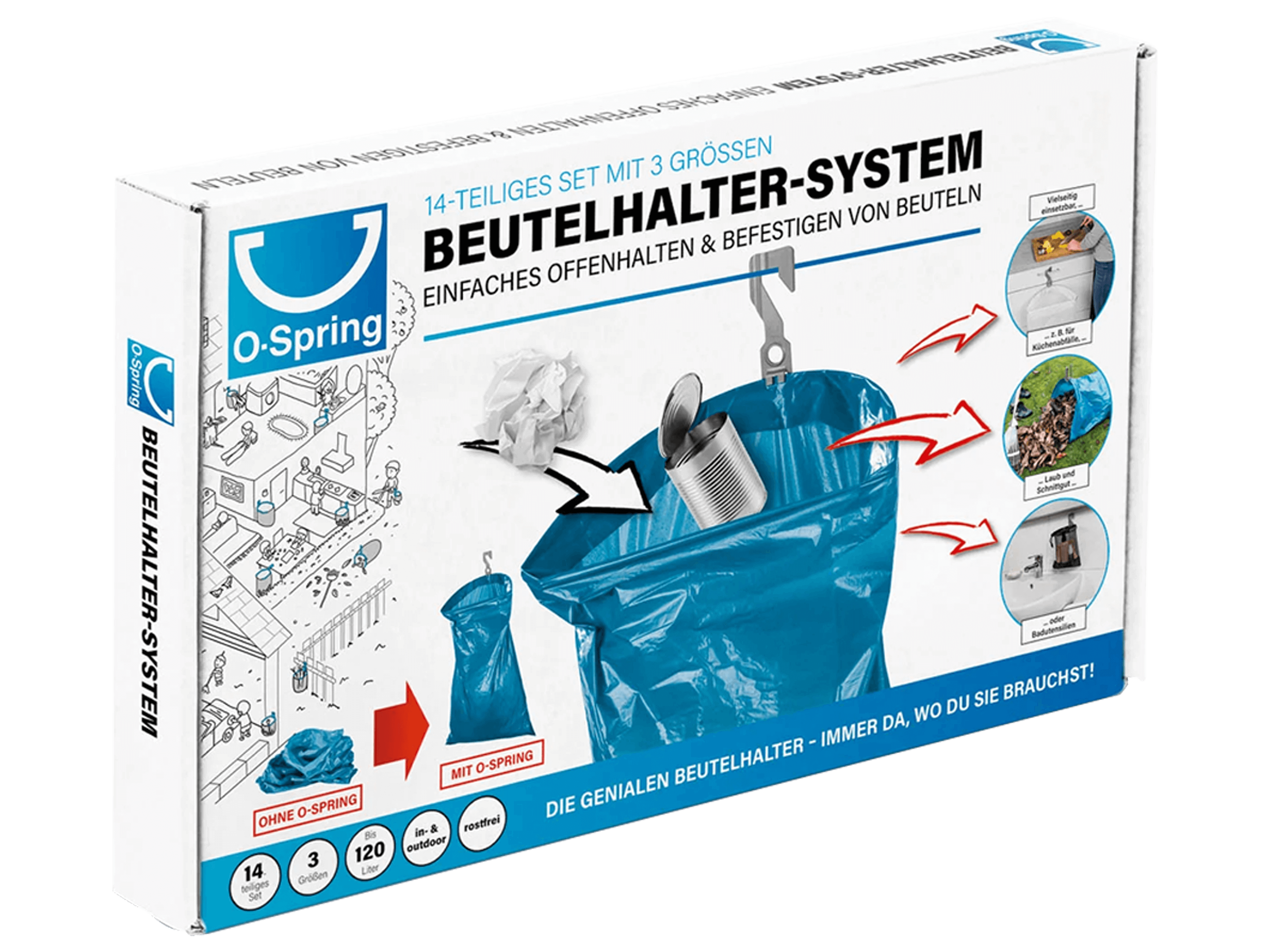 O-Spring Beutelhalter-Multi-Set "Starter"